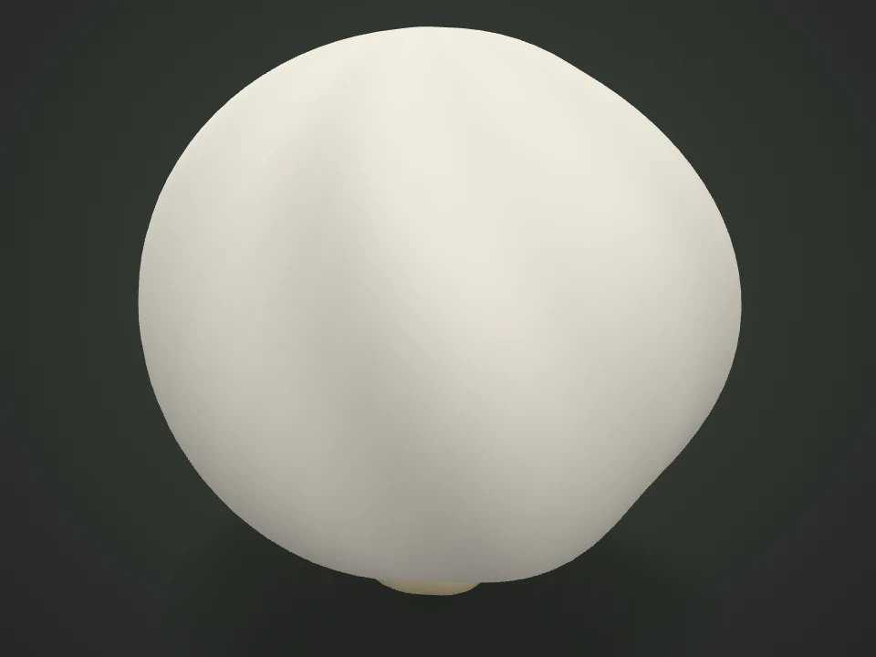 Giant puffball — Illustrative 3D model preview
