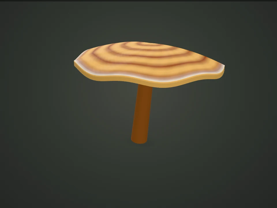 Reishi (lingzhi) — Illustrative 3D model preview