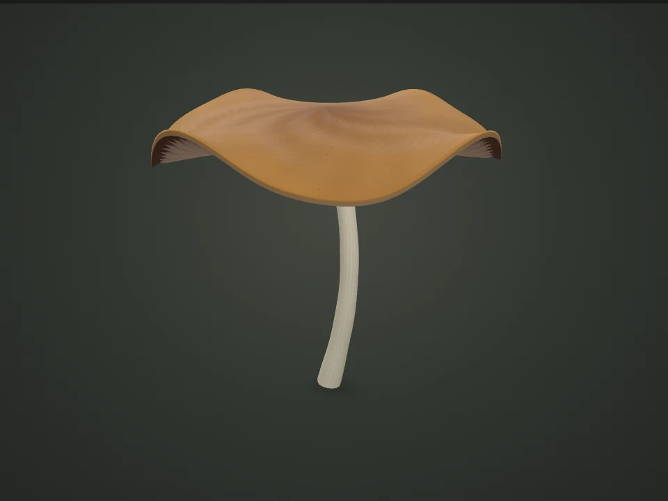 Wavy cap — Illustrative 3D model preview
